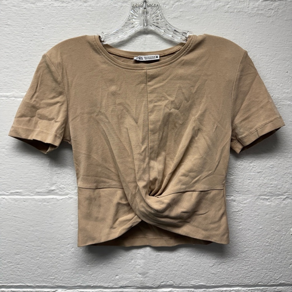 Zara Twist Front Crop Top